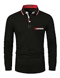 Baumwollgewebe Eigenschaften: Herren poloshirt besteht aus 100% Baumwolle. Der Stoff ist weich und atmungsaktiv.
