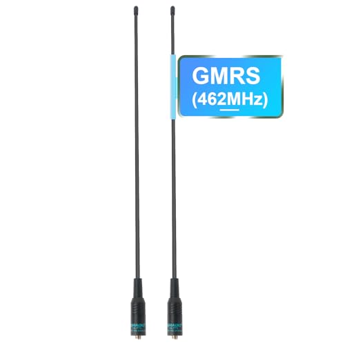 TIDRADIO TD-771 GMRS Antenna(2 Pack, 462-468Mhz) for TD-H8, TD-H3 UV-5G Plus, GM-15 Pro, UV-9G GMRS Radios Walkie Talkie, SMA-F