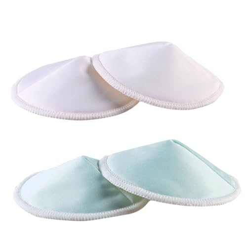 Coussinets d'allaitement lavables lot de 14 pièces en forme de bol respirant - 5