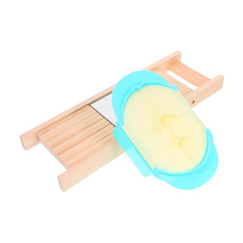 Picadora de Verduras Luxshiny de Madera y Acero Inoxidable miniatura 1