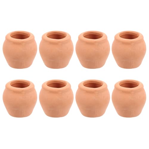 Gatuida 8piezas Maceta para Suculentas Mini De Terracota Macetas Pequeñas De Arcilla para Decoración De Alféizar De Ventana y Escritorio Accesorios para para Suculentas