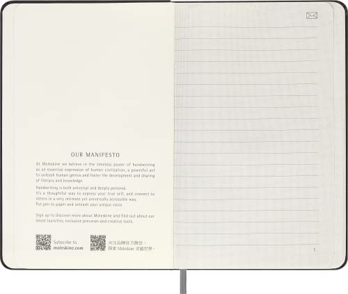 Carnet de notes intelligent Moleskine Smart format poche noir pages lignées - 4
