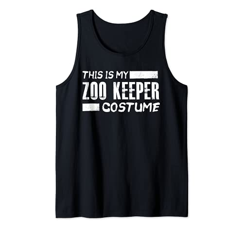 This is my Zoo Keeper Costume Funny Halloween Holiday Camiseta sin Mangas