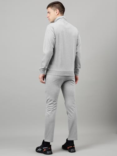Image of Men's Winter Fleece Tracksuit | Zip-Up Sweatshirt & Track Pants, Soft Fleece Fabric, Warm 2-Piece Sportswear for Gym, Streetwear & Casual Wear |FTS-77