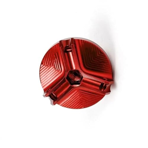 Tapa de llenado de aceite CNC en color rojo para motos Honda CBR