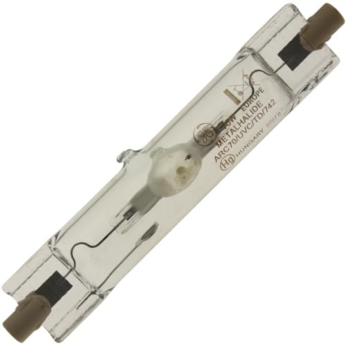 Replacement for GE 34536, ARC70/TD/UVC/743, 70 Watt, Metal Halide Double Ended HID Light Bulb (1 Pack)