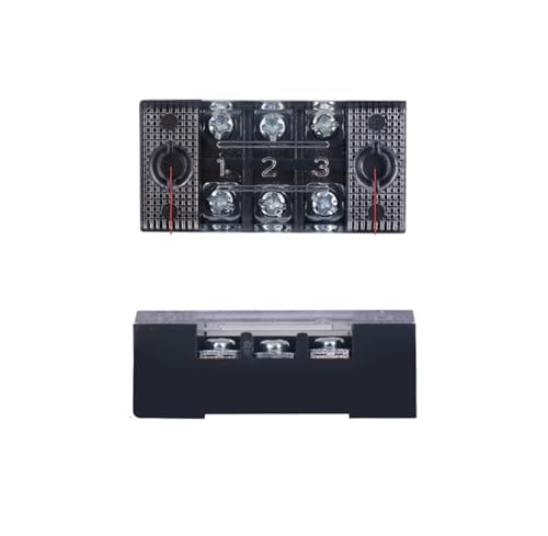 Bornier TB 15A cuivre 3 positions bloc de jonction boîte distribution 4 trous