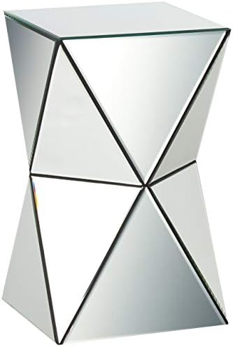 Christopher Knight Home Aami Mirrored Side Table, Clear / Mirror