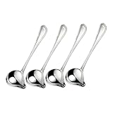 Photo Gallery garneck 4pezzi mestolo piccolo in inossidabile per con per versamento controllato adatto per cucina domestica e ristoranti resistente facile da Photo Gallery garneck 4pezzi mestolo piccolo in inossidabile per con per versamento controllato adatto per cucina domestica e ristoranti resistente facile da