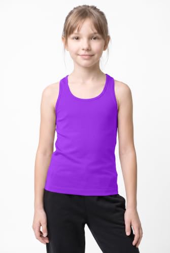 Image of Kurve Premium Girls Seamless Supersoft Wide Strap Comfortable Racerback Tank (Made with Love in The USA)