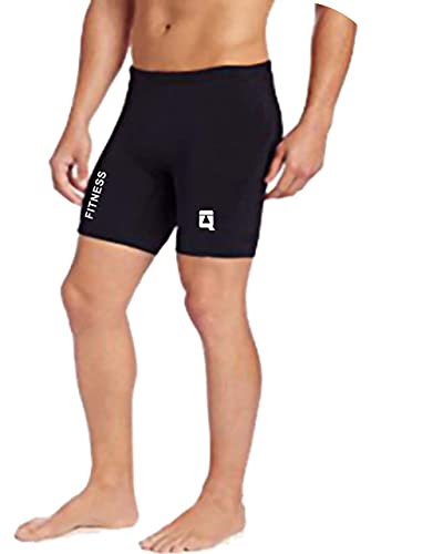 Quada Compression Men's Skin Tight Shorts for Gym, Running, Cycling, Swimming, Basketball, Cricket, Yoga, Football, Tennis, Badminton & Many More Sports