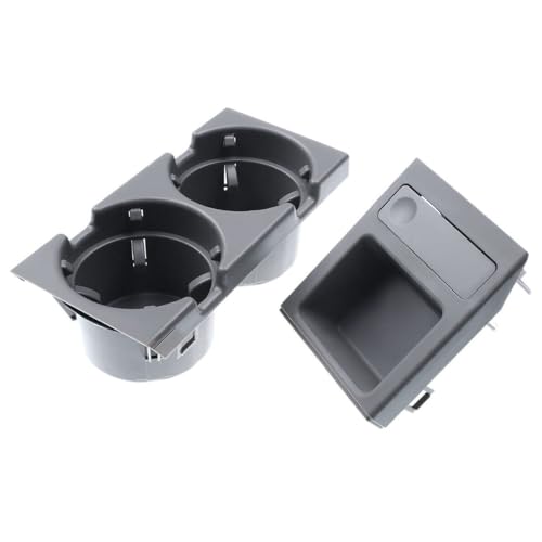 Portavasos para consola central BMW E46 Gris miniatura 5