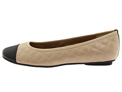 Image of VANELi Womens Serene Quilted Slip On Ballet Flats Casual