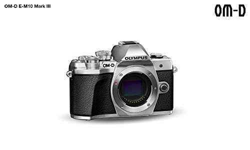 Olympus OM-D E-M10 Mark III cámara de sistema Micro Cuatro Tercios, 16 megapíxeles, estabilizador de Imagen, Visor electrónico, vídeo 4K, Plata