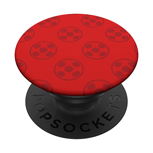 Miraculous Ladybug - YoYo-Dotted Patten PopSockets Swappable PopGrip, Black