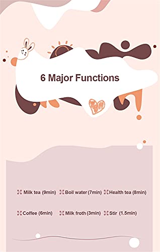 6 in 1 elektrische koffiezetapparaat Multifunctionele Milk thee Machine Milk Diverse Automatische theefaciliteiten DIY… - Afbeelding 5