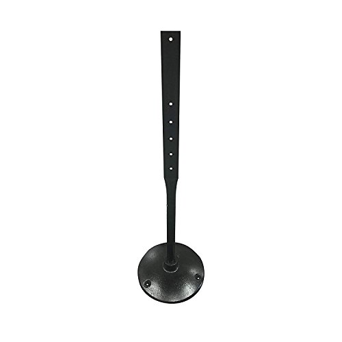 SmartSign Heavy Duty Cast Iron Sign Post and Base Kit 14” Od Stand With 4’ Post and Bolts & Nuts for Hanging Signs, Portable Sign Holder for Parking and Recreational