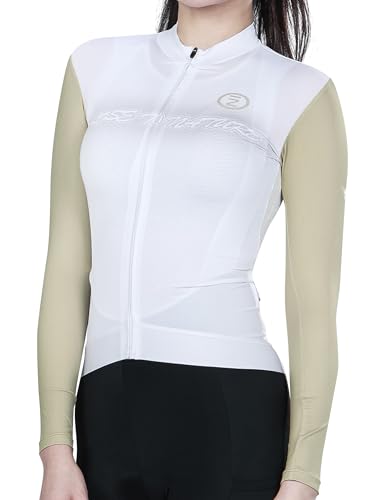 INBIKE Maillot Ciclismo Mujer con Mangas Largas MTB Entretiempo Deportes al Aire KHA-XS