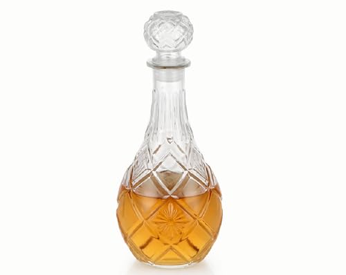 Lead-Free Crystal Whiskey Decanter with Airtight Glass Stopper
