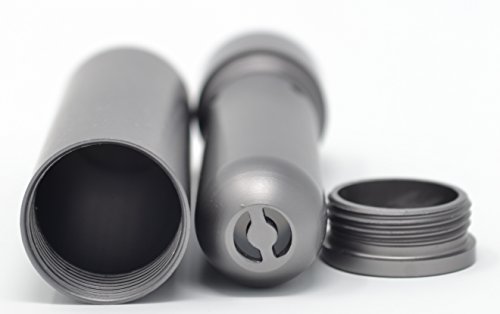 Prime Natural Essential Oil Aluminum Alloy Premium Blank Nasal Inhaler - Refillable Aluminum Empty Metal Inhaler - Space Gray Color - Comes with 5 Cotton Wicks - for Aromatherapy - Image 5