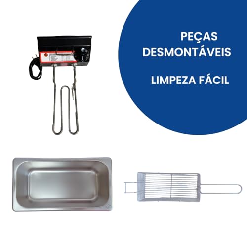 Fritadeira Elétrica Industrial Econômica Cuba 3L (110, Volts)