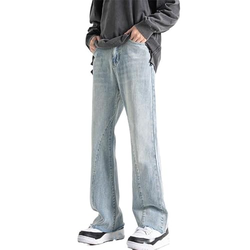 Men's American Loose Fit Camouflage Denim Jeans2