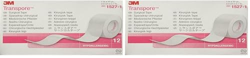 Cinta Transpore 25 mm para botiquín de primeros auxilios y deporte en pack