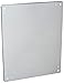 Hoffman A24P20AL Panel, Aluminum, NEMA 12, 21.00" x 17.00", Fits 24" x 20"