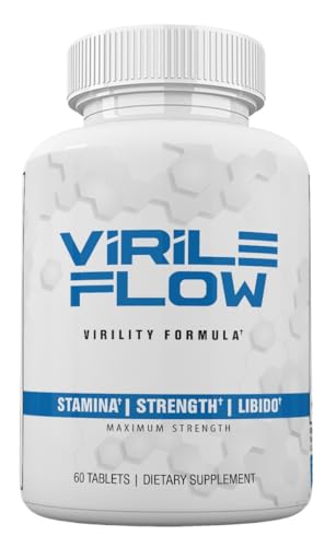 Zonata Official Virile Flow for Men Pills, Virile Flow Supplement, Virileflow Pills, Virileflow Supplement, 60 Count