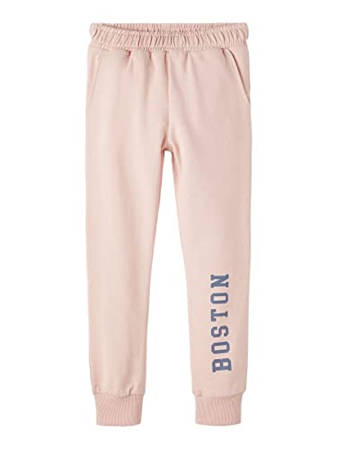 Pantalones deportivos niñas de algodón NAME IT chándal suelto infantil cómodo gris regular