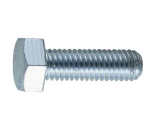 TRUSCO Hexagon Head Bolt Unichrome - All Screws Size M16 x 45 4 Pcs / 61-2132-84