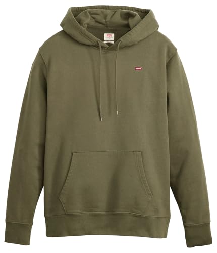 Levi's The Original HM Hoodie Maillot de survêtement, Moss Olive 0908736, S Homme Levi's The Original HM Hoodie Maillot de survêtement, Moss Olive 0908736, S Homme
