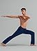 Willit Men's Cotton Yoga Sweatpants Athletic Pants Open Bottom Exercise Lounge Pants Loose Male Sweat Pants with Pockets Navy Blue L