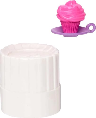 Image of Barbie Doll & Accessories, Career Pastry Chef Doll with Hat, and Cake Slice