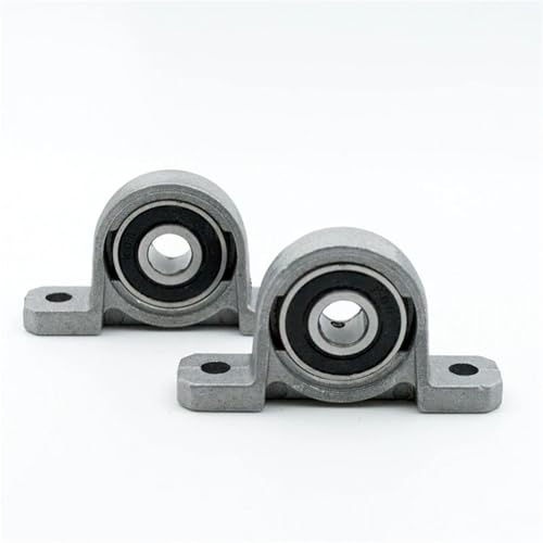 Soporte de cojinete KP08 de aleación de zinc de 8 mm para mini ejes 2 uds