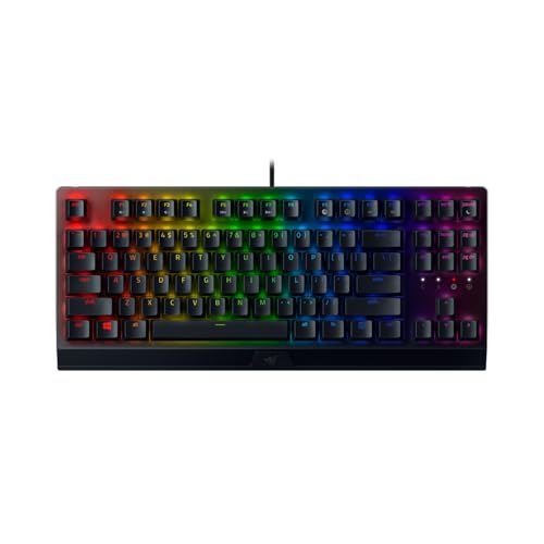 Razer Blackwidow V3 Tenkeyless - Mechanical Gaming Keyboard (Yellow Switch)- Black - Rz03-03491800-R3M1 - Black view 1