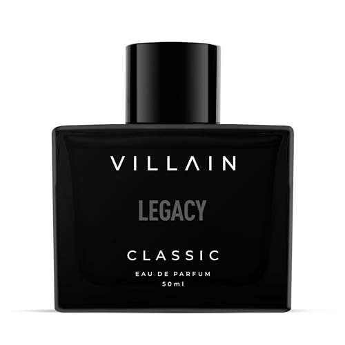 Villain Legacy Classic Perfume for Man -50ml Long Lasting Smell | Premium Luxury Masculine Fragrance Gift For Men | Eau De Parfum for Birthday, Wedding Gift for Him | Orange, Coffee, Musk EDC Notes