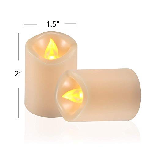 Flameless Candles, Votive Candles Set 24 (H 2") Led Tea Light Candles - Thumbnail 3