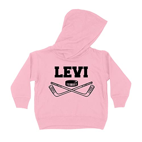 Hockey Levi Kids Hoodie Sweatshirt Toddler 2T Light Pink