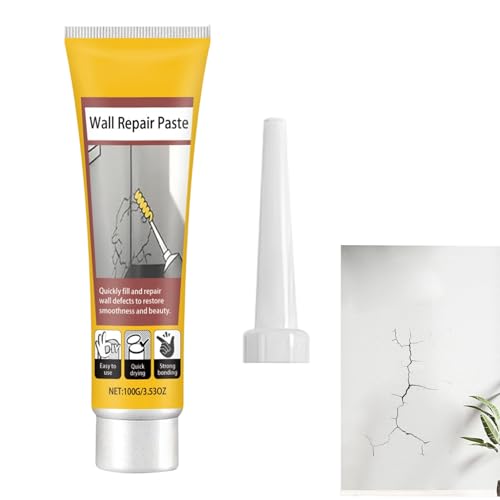 Drywall Patch Repair Paste Mending Agent - All-in-One Wall Crack Filler Dries Smooth No Sanding, Permanent Fix for Damaged Walls Painting Preparation​​