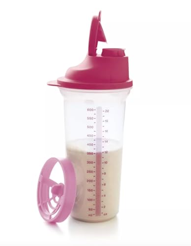 Tupperware Backen Mix-Fix 600 ml Shake-It lila Shaker Mess- Mixbecher Shaky 38367