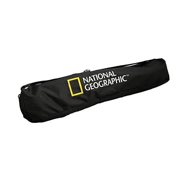 National Geographic Fotostativ-Kit, klein, 3-Wege-Kopf, Schnellwechselplatte, 4 Beinsegmente, Klemmverschluss… – Bild 6