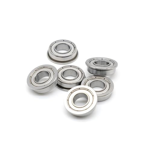 Rodamientos F698ZZ F698Z F619/8ZZ con pestaña miniatura pack de 10 piezas de acero