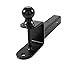 Price comparison product image BLACK BOAR UTV ATV Multi-Hitch - Features 1-7/8 Hitch Ball, 2 Shank - 6 (L) Shank - Hitch Ball has 2 Rise & Rated for 2,000lbs - Use w/utility trailers, tow straps & other ATV Accessories (66027)