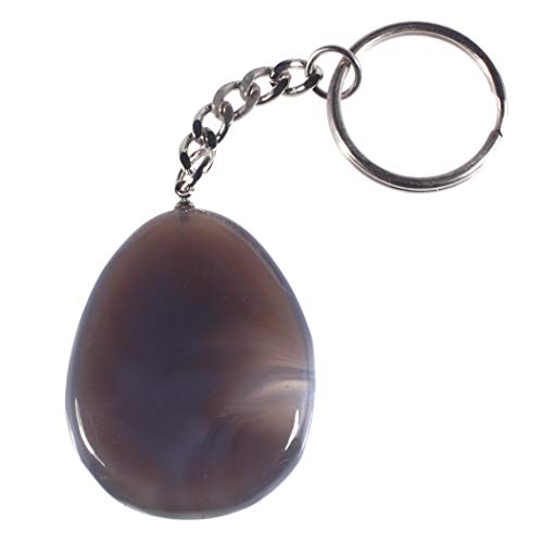 CrystalAge Agate Keyring