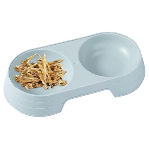 Macaron Elevated Cat Double Bowl, set di ciotole per cuccioli e acqua, per nutrire cani di piccola taglia, gatti, cuccioli