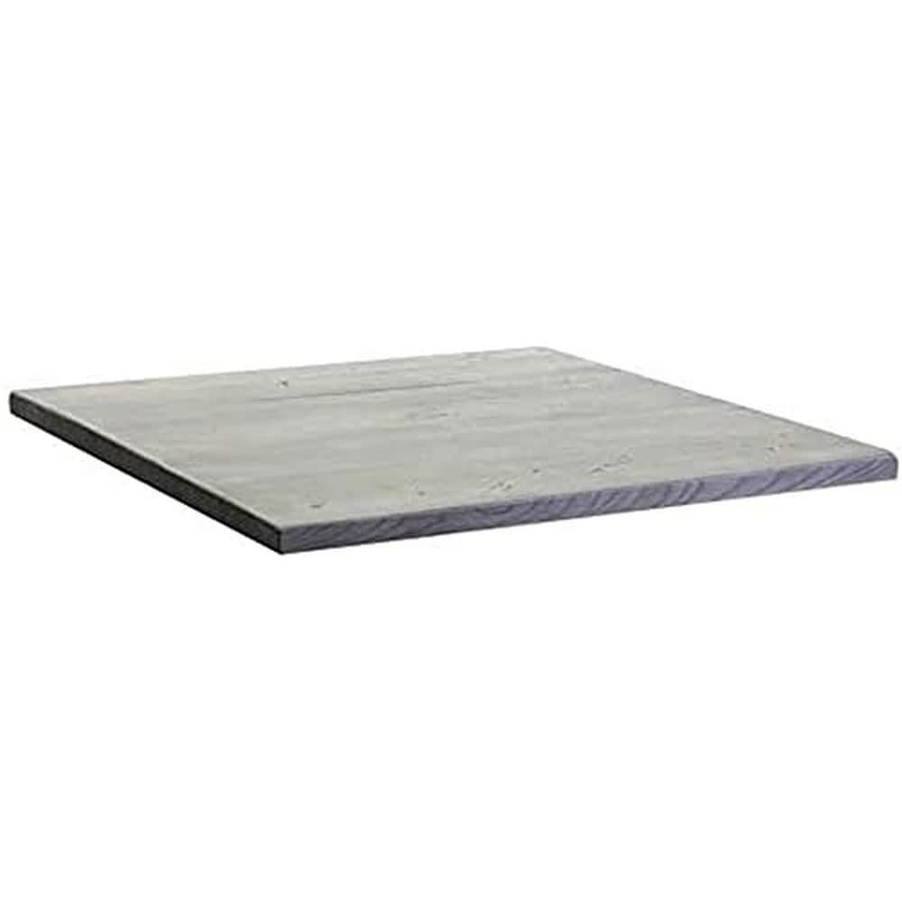 Top table résine Vacchetti gris 70x70 cm pour aménagement extérieur
