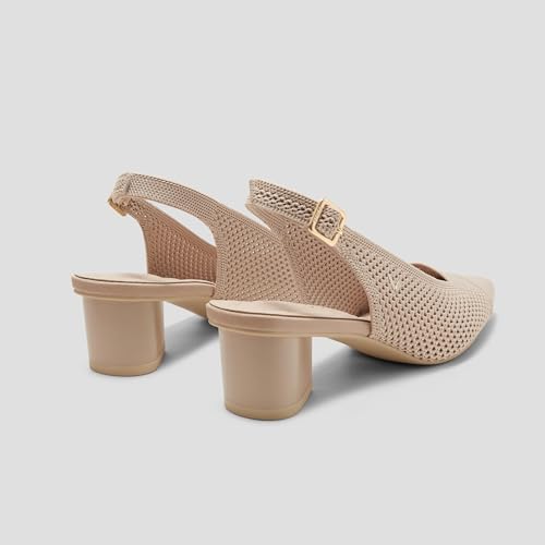VIVAIA Leah Pro Pointed-Toe Slingback Sandals for women droplet-shaped heel adjustable Strap Party Dress Shoes3