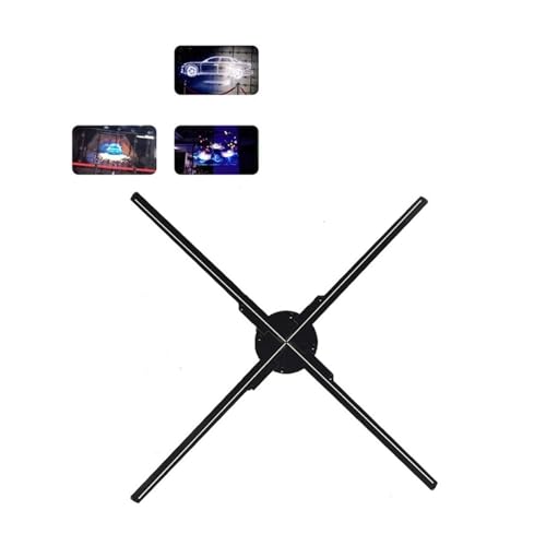 3D-Hologramm-Fächer-Werbeprojektor – 224 LEDs, einfache Steuerung for schwebende Kunst Messen, Partys