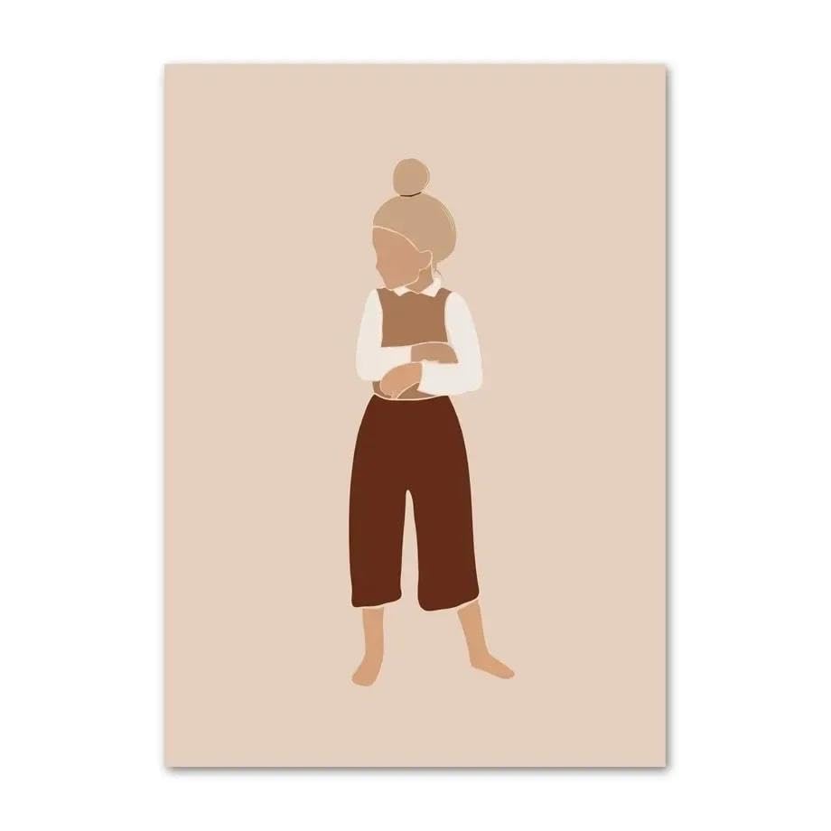 Affiches et imprimés nordiques bébé : le cadeau de naissance boho idéal